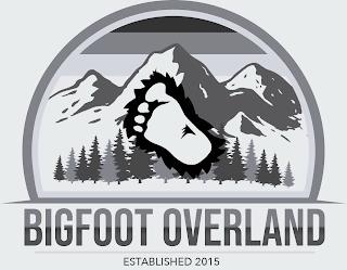 BIGFOOT OVERLAND ESTABLISHED 2015 trademark