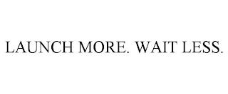 LAUNCH MORE. WAIT LESS. trademark