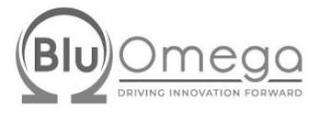 BLU OMEGA DRIVING INNOVATION FORWARD trademark