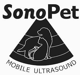 SONOPET MOBILE ULTRASOUND trademark