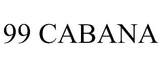 99 CABANA trademark