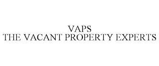 VAPS THE VACANT PROPERTY EXPERTS trademark