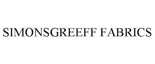 SIMONSGREEFF FABRICS trademark