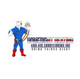 HOMERIGHT HEATING AND AIR CONDITIONING INC DOING THINGS RIGHT trademark