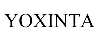 YOXINTA trademark