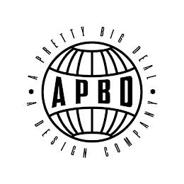 APBD · A PRETTY BIG DEAL · A DESIGN COMPANY trademark