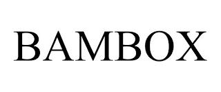 BAMBOX trademark