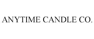 ANYTIME CANDLE CO. trademark