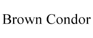 BROWN CONDOR trademark