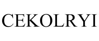 CEKOLRYI trademark