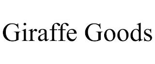 GIRAFFE GOODS trademark