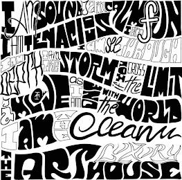 I AM SOUND I AM CALM I AM FUN I AM TENACIOUS I AM SEE THROUGH I AM DEPTH I AM THE STORM IF YOU CROSS THE LIMIT I AM LOVE AS I AM ONE WITH THE WORLD I AM THE OCEAN THE ART LUXURY HOUSE trademark