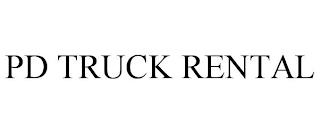 PD TRUCK RENTAL trademark