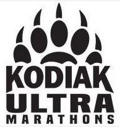 KODIAK ULTRA MARATHONS trademark