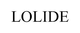 LOLIDE trademark