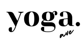 YOGA. AVE trademark