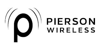 P PIERSON WIRELESS trademark