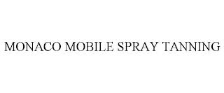 MONACO MOBILE SPRAY TANNING trademark