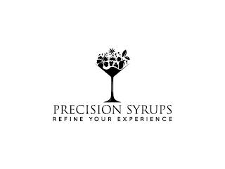 PRECISION SYRUPS REFINE YOUR EXPERIENCE trademark