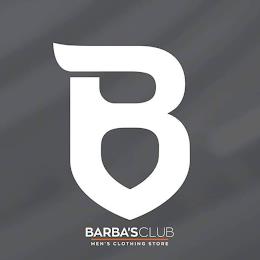 B BARBA'SCLUB MEN'S CLOTHING STORE trademark