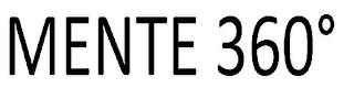 MENTE 360 trademark