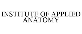 INSTITUTE OF APPLIED ANATOMY trademark