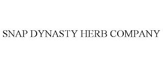 SNAP DYNASTY HERB COMPANY trademark