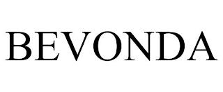 BEVONDA trademark