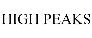 HIGH PEAKS trademark