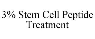 3% STEM CELL PEPTIDE TREATMENT trademark