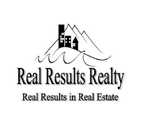 REAL RESULTS REALTY REAL RESULTS IN REAL ESTATE trademark