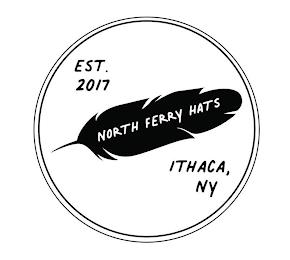 EST. 2017 NORTH FERRY HATS ITHACA, NY trademark