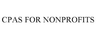 CPAS FOR NONPROFITS trademark