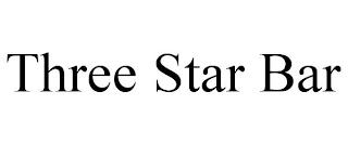 THREE STAR BAR trademark