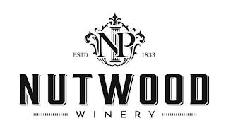 NP ESTD 1833 NUTWOOD WINERY trademark