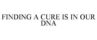 FINDING A CURE IS IN OUR DNA trademark