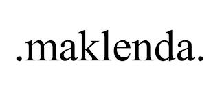 .MAKLENDA. trademark