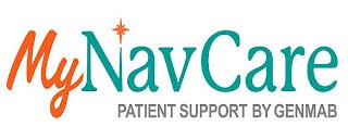 MY NAVCARE PATIENT SUPPORT BY GENMAB trademark