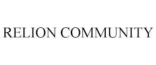 RELION COMMUNITY trademark