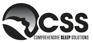 CSS COMPREHENSIVE SLEEP SOLUTIONS trademark