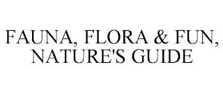 FAUNA, FLORA & FUN, NATURE'S GUIDE trademark