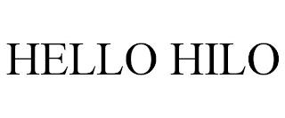 HELLO HILO trademark