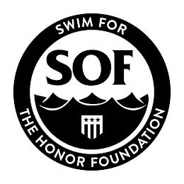 SWIM FOR SOF THE HONOR FOUNDATION trademark