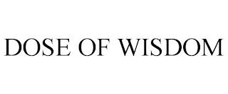 DOSE OF WISDOM trademark