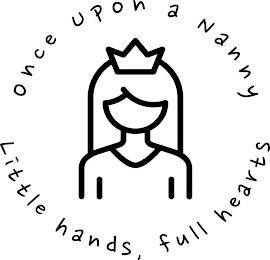 ONCE UPON A NANNY LITTLE HANDS, FULL HEARTS trademark