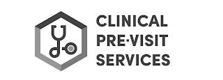 CLINICAL PRE-VISIT SERVICES trademark