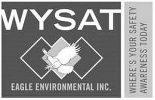 WYSAT EAGLE ENVIRONMENTAL INC. WHERE'S YOUR SAFETY AWARENESS TODAY trademark