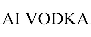 AI VODKA trademark