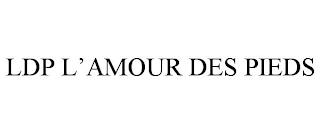 LDP L'AMOUR DES PIEDS trademark