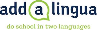 ADD A LINGUA DO SCHOOL IN TWO LANGUAGES trademark